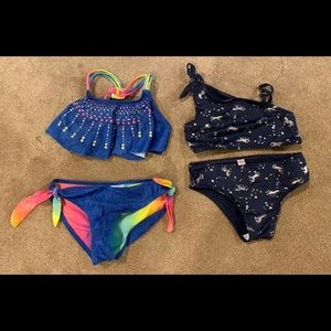 Girls bikinis set of two size 6x